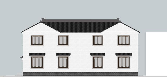 合院中式別墅設(shè)計(jì)圖，東方神韻之美，至高至上的境界