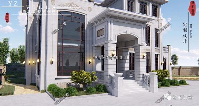 湖南三層歐式別墅設計圖，一套遠離城市喧囂的居家之所