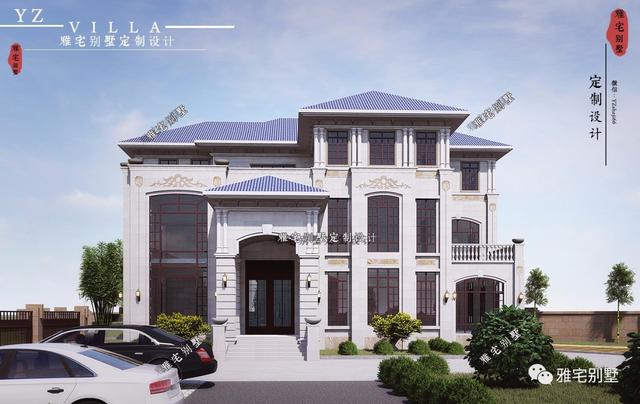 湖南三層歐式別墅設計圖，一套遠離城市喧囂的居家之所