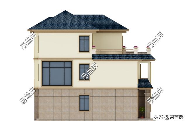 歐式別墅設(shè)計(jì)圖，家庭KTV配頂層露臺(tái)，生活享受引鄉(xiāng)親羨慕，造價(jià)60萬