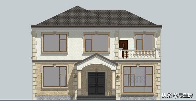 38萬鄉(xiāng)村別墅設(shè)計圖推薦，甘肅鋼結(jié)構(gòu)歐式小樓性價比十足，真漂亮