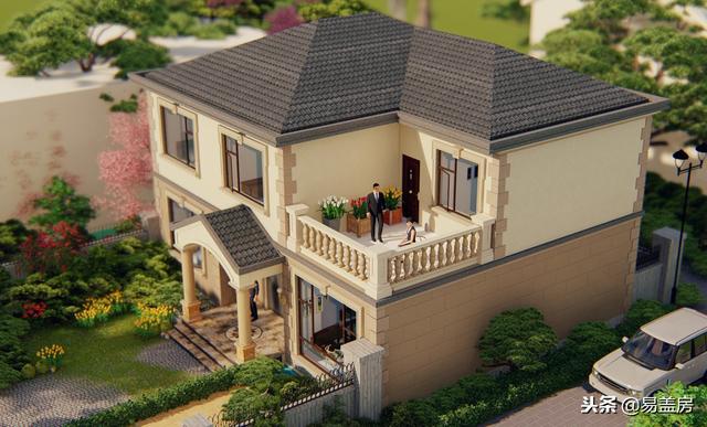 38萬鄉(xiāng)村別墅設(shè)計圖推薦，甘肅鋼結(jié)構(gòu)歐式小樓性價比十足，真漂亮