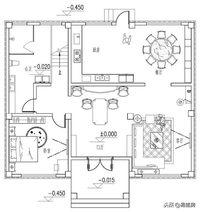 38萬鄉(xiāng)村別墅設(shè)計圖推薦，甘肅鋼結(jié)構(gòu)歐式小樓性價比十足，真漂亮