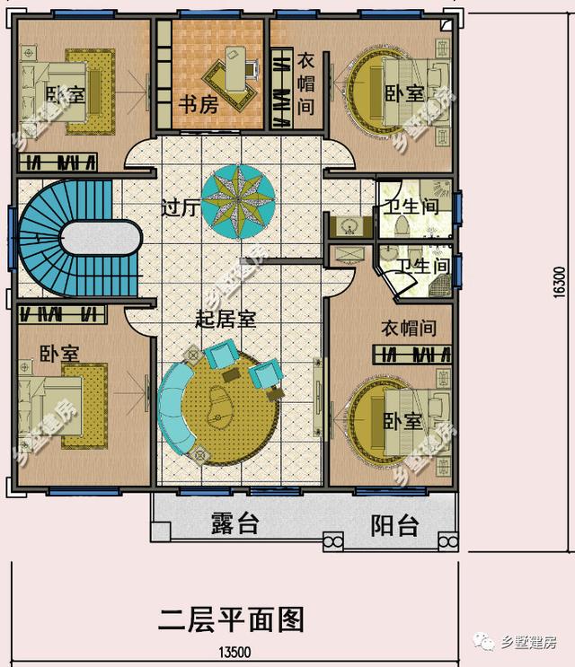 14X16米的農(nóng)村別墅設(shè)計圖，為了過年回家有面子，您的首選！