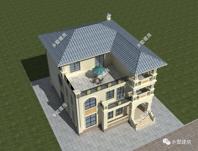 14X16米的農(nóng)村別墅設(shè)計圖，為了過年回家有面子，您的首選！