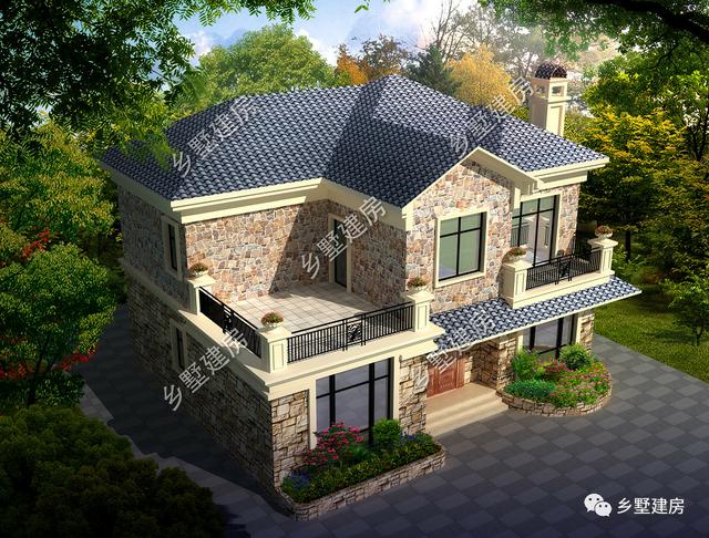 高檔次別墅設(shè)計(jì)圖，真真正正的農(nóng)村別墅爆款，十里八村的都想建！