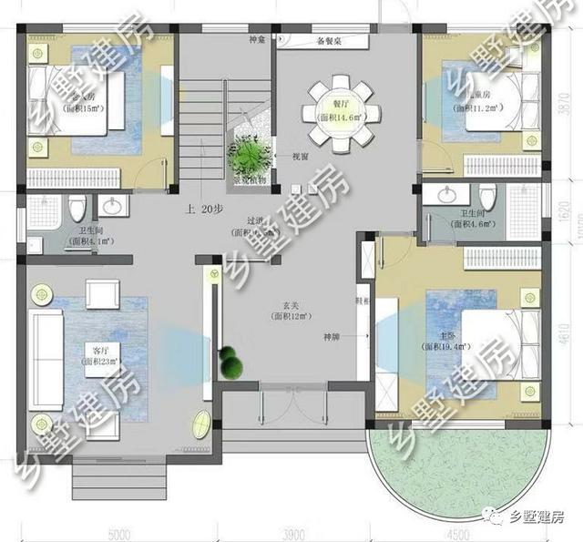 高檔次別墅設(shè)計(jì)圖，真真正正的農(nóng)村別墅爆款，十里八村的都想建！