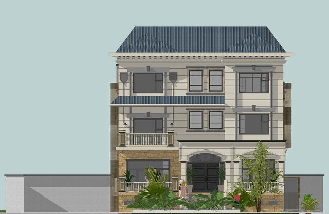 54萬360平方三層大氣別墅設(shè)計圖，室內(nèi)布局盡然都是業(yè)主想法