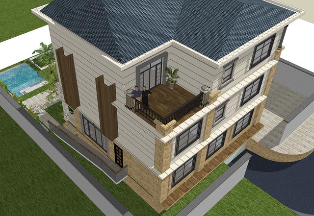 54萬360平方三層大氣別墅設(shè)計圖，室內(nèi)布局盡然都是業(yè)主想法