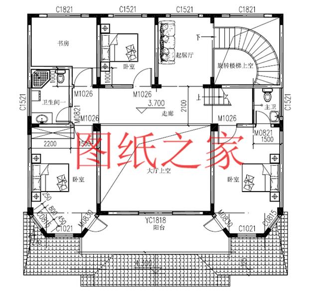160平米的二層別墅設(shè)計圖，14X12米方正又實用，農(nóng)村建房的首選戶型！
