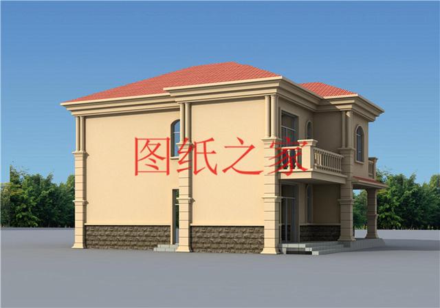 160平米的二層別墅設(shè)計圖，14X12米方正又實用，農(nóng)村建房的首選戶型！