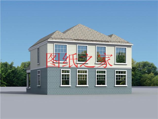 160平米的二層別墅設(shè)計圖，14X12米方正又實用，農(nóng)村建房的首選戶型！