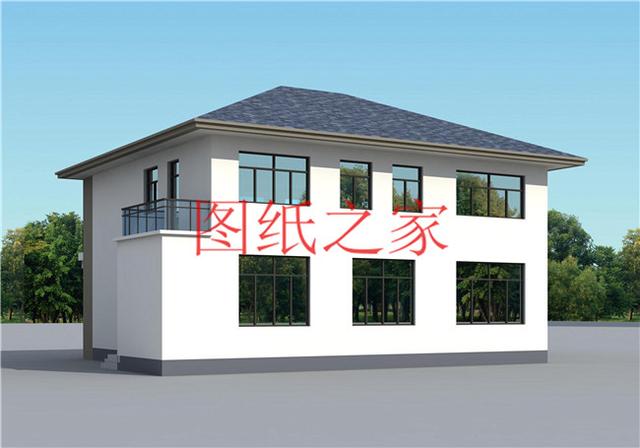 160平米的二層別墅設(shè)計圖，14X12米方正又實用，農(nóng)村建房的首選戶型！