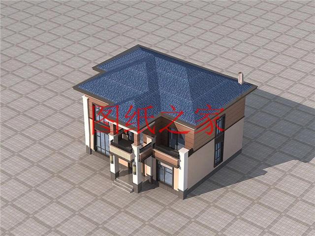 160平米的二層別墅設(shè)計圖，14X12米方正又實用，農(nóng)村建房的首選戶型！