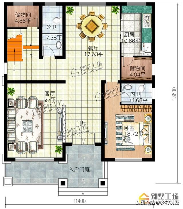 經(jīng)典農(nóng)村別墅設(shè)計(jì)圖紙，適合宅基地自建