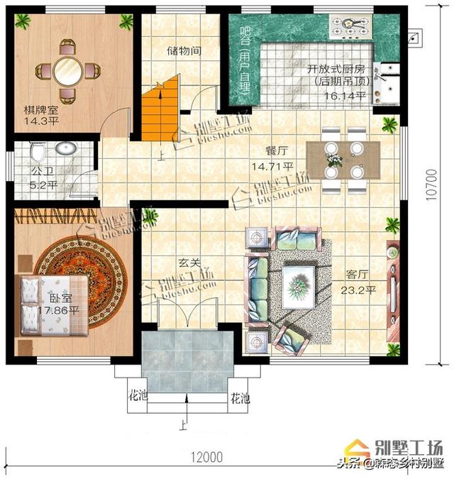 經(jīng)典農(nóng)村別墅設(shè)計(jì)圖紙，適合宅基地自建