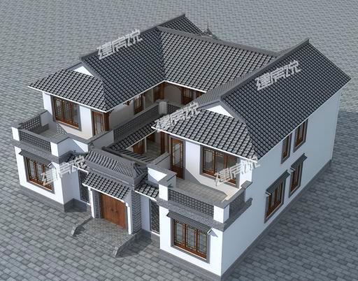 新款四合院設(shè)計圖，蓋棟中國最美四合院，生活快樂似神仙