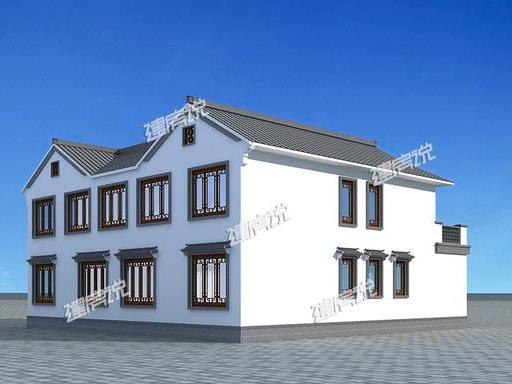 新款四合院設(shè)計圖，蓋棟中國最美四合院，生活快樂似神仙