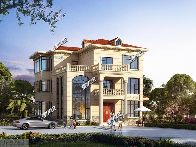 鄉(xiāng)村自建別墅設計圖，占地163平，方方正正好戶型，值得一建