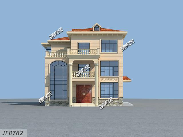 鄉(xiāng)村自建別墅設計圖，占地163平，方方正正好戶型，值得一建