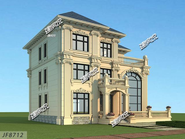 三層別墅設計圖，挑空客廳，大氣極了！包您滿意！