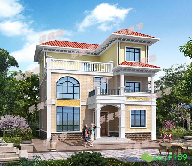 130㎡農(nóng)村二三層自建別墅設(shè)計圖，風(fēng)格各領(lǐng)風(fēng)騷，自建首選！