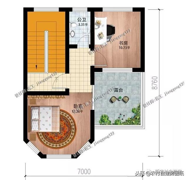 70平的農(nóng)村小戶型自建房屋，趕緊來挑選您喜歡的戶型吧！