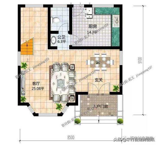 70平的農(nóng)村小戶型自建房屋，趕緊來挑選您喜歡的戶型吧！