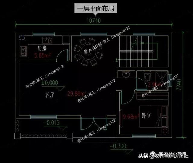 70平的農(nóng)村小戶型自建房屋，趕緊來挑選您喜歡的戶型吧！
