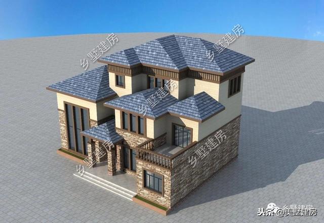 時(shí)尚洋氣農(nóng)村別墅設(shè)計(jì)圖，怕成本太高？這兩套30萬(wàn)左右的你肯定喜歡！