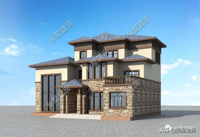 時(shí)尚洋氣農(nóng)村別墅設(shè)計(jì)圖，怕成本太高？這兩套30萬(wàn)左右的你肯定喜歡！