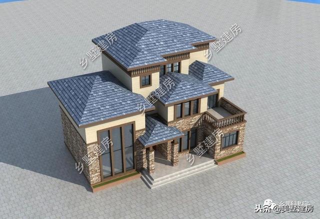 時(shí)尚洋氣農(nóng)村別墅設(shè)計(jì)圖，怕成本太高？這兩套30萬(wàn)左右的你肯定喜歡！