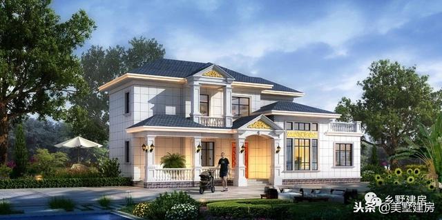 時(shí)尚洋氣農(nóng)村別墅設(shè)計(jì)圖，怕成本太高？這兩套30萬(wàn)左右的你肯定喜歡！