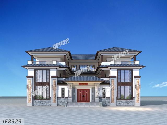 中式豪宅設(shè)計圖，2024年就是不一樣的一年，在村里牛逼轟轟