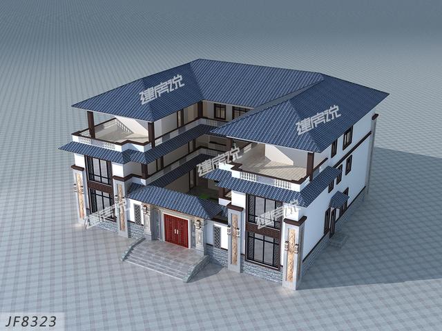 中式豪宅設(shè)計圖，2024年就是不一樣的一年，在村里牛逼轟轟