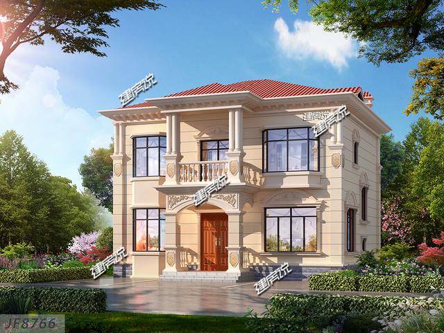 經(jīng)典別墅設(shè)計圖，有宅基地的有?？?，這棟漂亮別墅等你回家建！