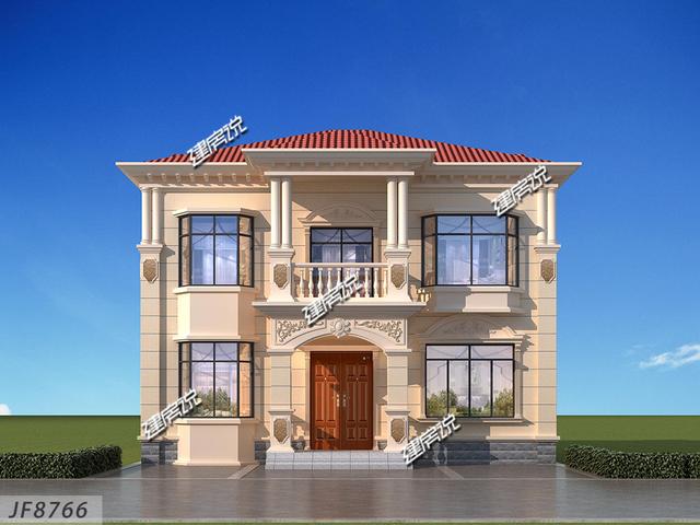 經(jīng)典別墅設(shè)計圖，有宅基地的有?？?，這棟漂亮別墅等你回家建！