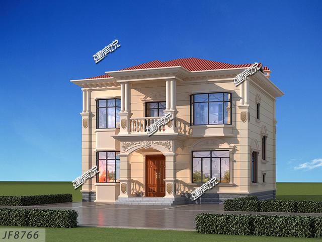 經(jīng)典別墅設(shè)計圖，有宅基地的有?？?，這棟漂亮別墅等你回家建！