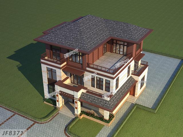 熱銷別墅設(shè)計(jì)圖，作為全村人的希望，這么優(yōu)秀的別墅，必須帶頭建起來(lái)