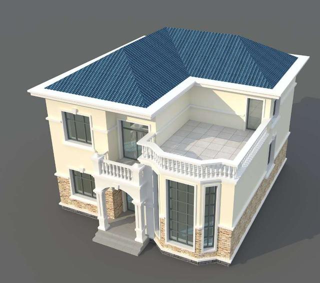 優(yōu)美二層小洋樓設(shè)計(jì)圖，20萬建別墅，實(shí)景一棟比一棟優(yōu)秀！