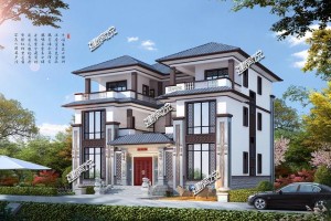 2024年新中式別墅設(shè)計(jì)，回鄉(xiāng)建造，讓人人都知道你在外面賺到了錢