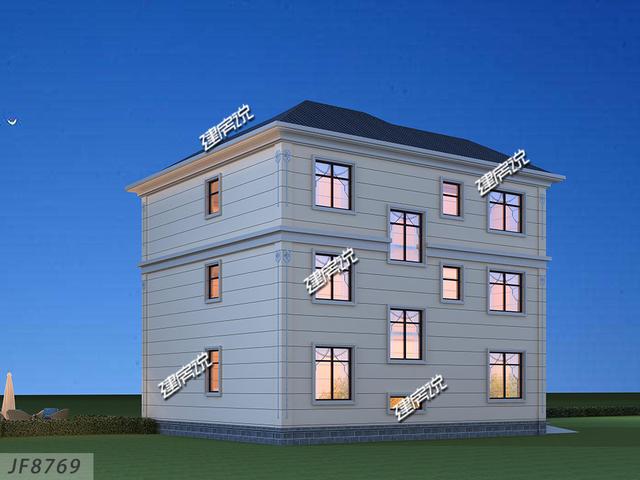 大氣別墅設計圖，在風光秀麗的農村，建一棟闊氣別墅，做夢都會笑醒