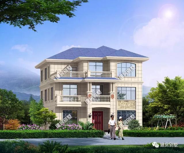 廣東鄉(xiāng)村熱銷別墅設(shè)計(jì)圖，帶了個(gè)好頭，全村都要來仿建
