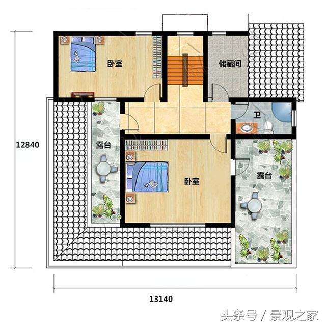 一層半小別墅設(shè)計(jì)圖，自建樓房設(shè)計(jì)方案推薦