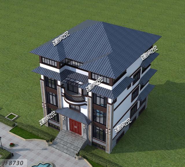 豪華中式別墅設(shè)計(jì)圖，這輩子，擁有一棟中式別墅，人生才不算白活