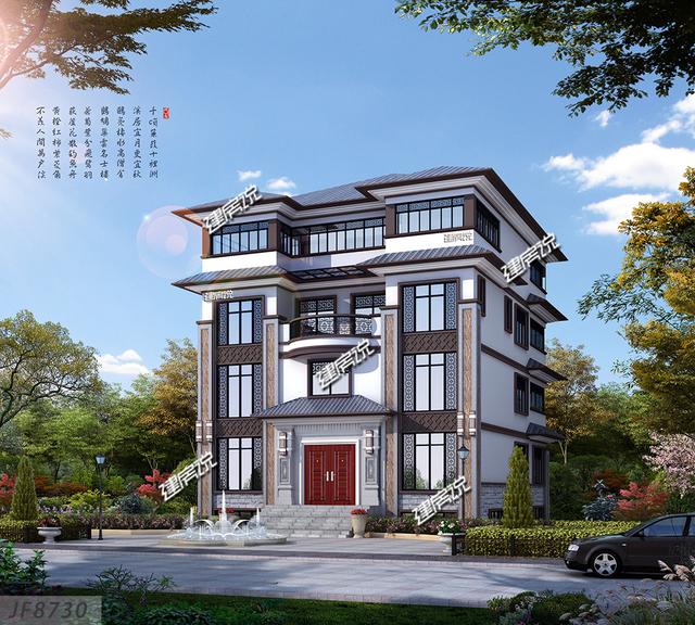 豪華中式別墅設(shè)計(jì)圖，這輩子，擁有一棟中式別墅，人生才不算白活