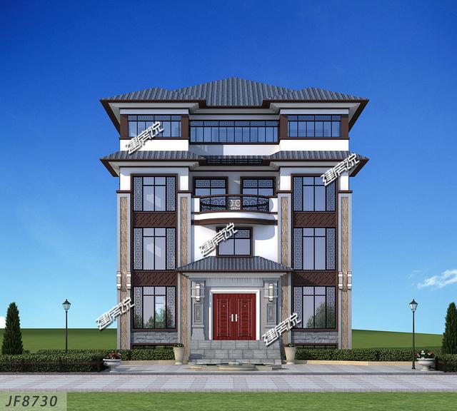 豪華中式別墅設(shè)計(jì)圖，這輩子，擁有一棟中式別墅，人生才不算白活