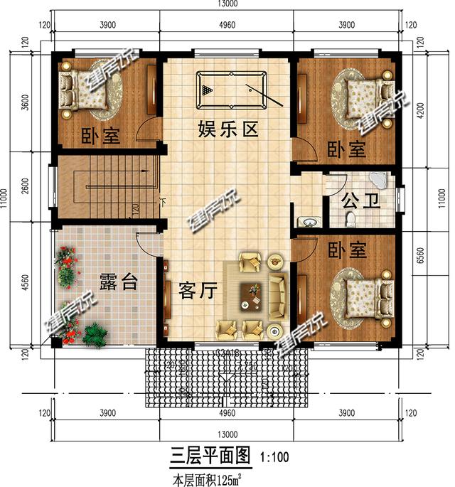 豪華歐式三層別墅設計圖推薦，好房子夠氣派，擁有一棟人生贏家