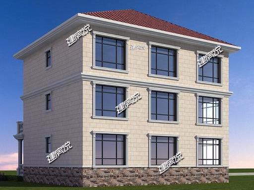 豪華歐式三層別墅設計圖推薦，好房子夠氣派，擁有一棟人生贏家