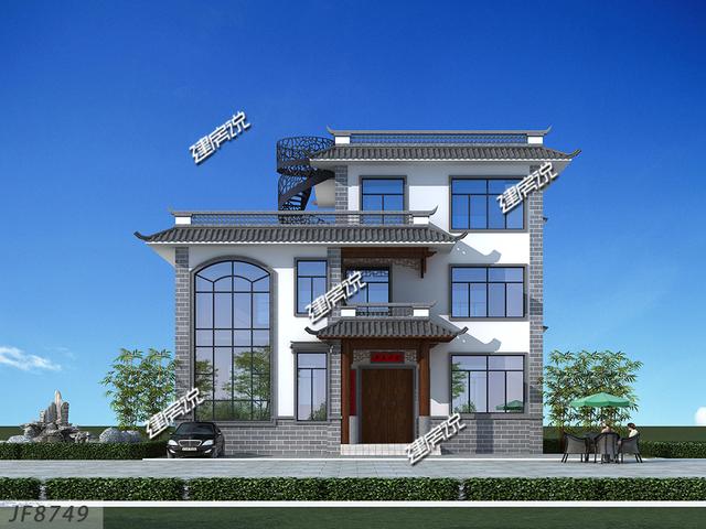 中式別墅設(shè)計圖，準(zhǔn)備35萬開建，艾特所有農(nóng)村人，有地建房趁早，